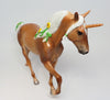 RODRIGO - Caroline Boydston OOAK Palomino Tennessee Walker Model Horse - L1 LEFT REAR WHITE SOCK - 10/13