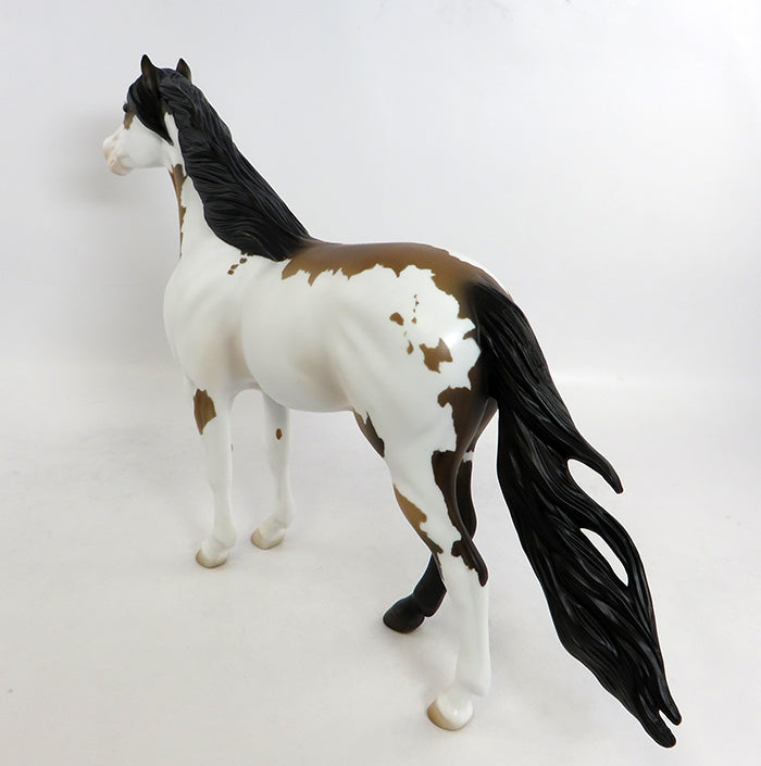 ROOK-OOAK NC BUCKSKIN PAINT SPANISH MUSTANG MODEL HORSE 2/5/17