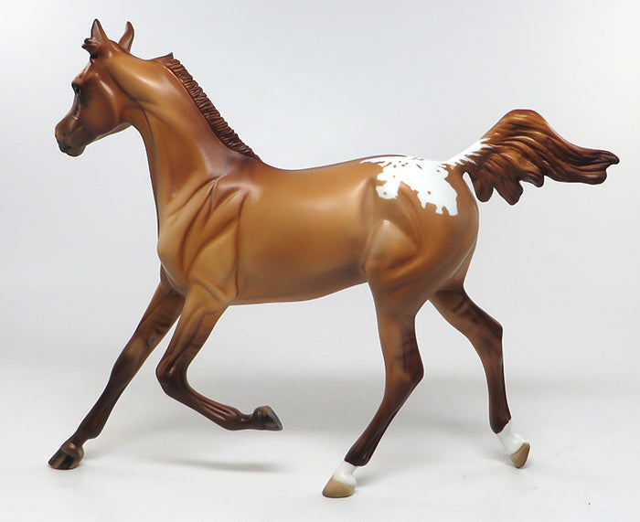 ROSE RED-LE-6 CHESTNUT APPALOOSA YEARLING ARABIAN MODEL HORSE EQ 2016 7/27