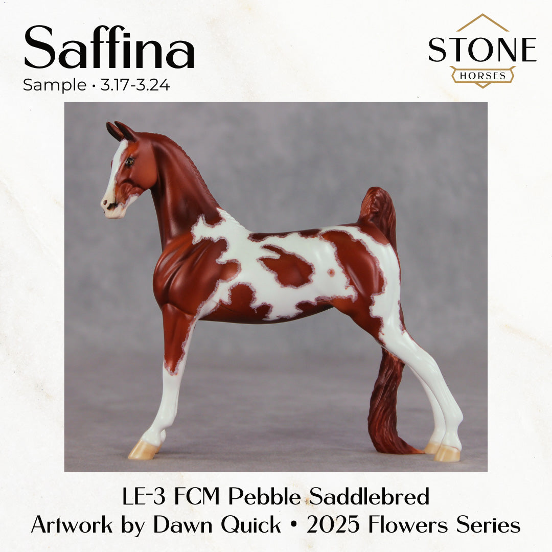 SAMPLE Saffina LE-3 FCM Pebble Saddlebred by Dawn Quick SS0326