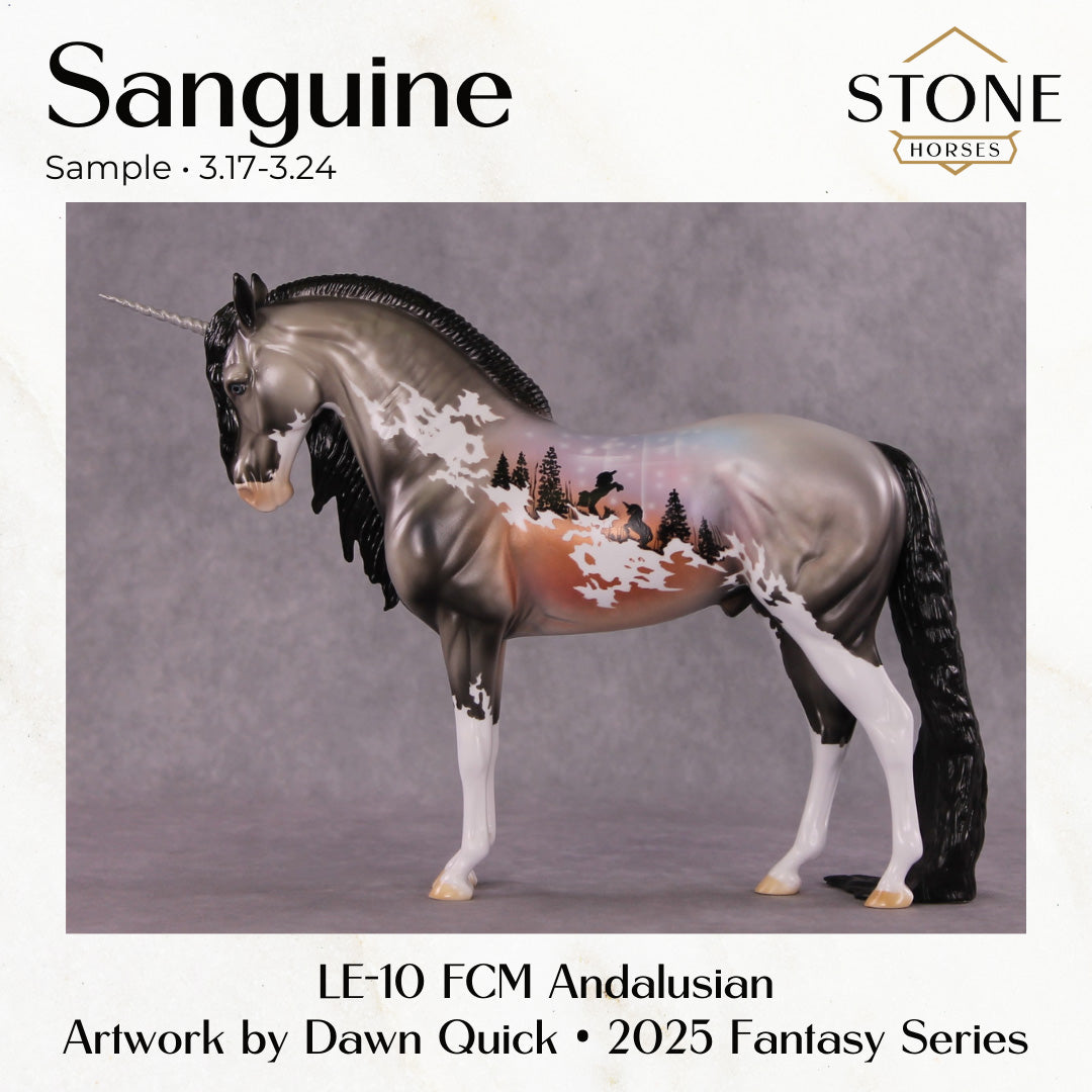 SAMPLE Sanguine LE-10 FCM Andalusian by Dawn Quick SS0326