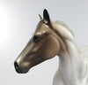 SAUCY BOY-LE-3 GRULLA ROAN ISH MODEL HORSE EQ 2016 7/28