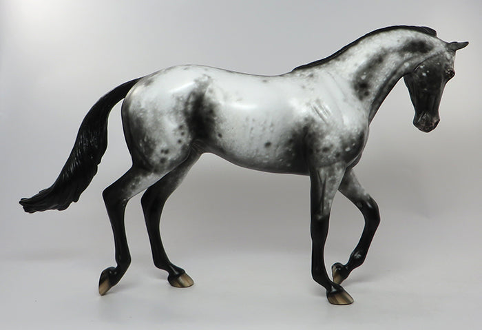 TALL, DARK AND HANDSOME-OOAK LOUD APPALOOSA MODEL HORSE 9/9