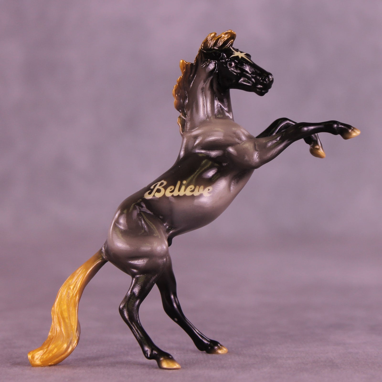 Silent Night Believe OOAK Chip Mustang by Enrique Duarte HS25