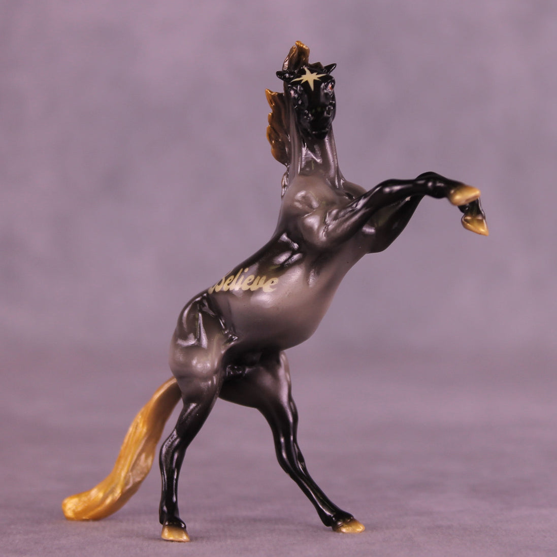Silent Night Believe OOAK Chip Mustang by Enrique Duarte HS25