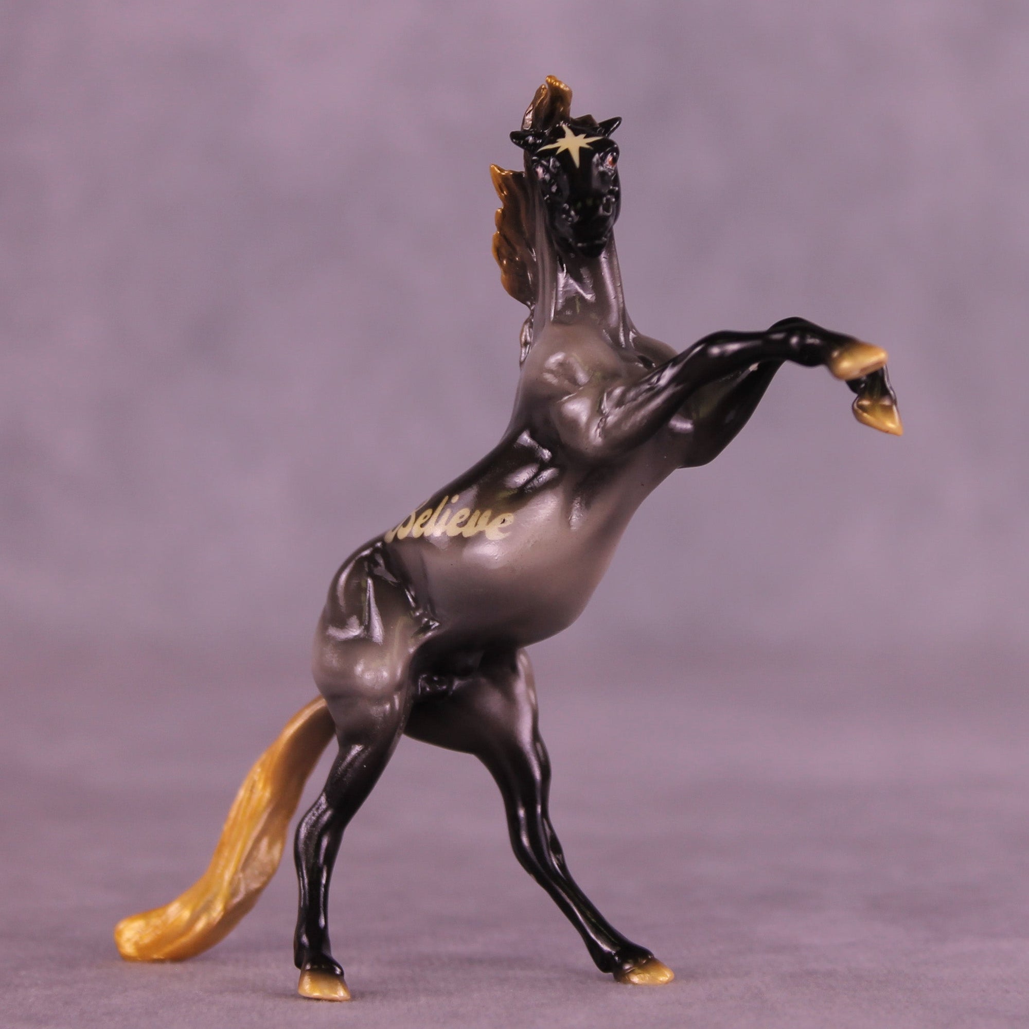 Silent Night Believe OOAK Chip Mustang by Enrique Duarte HS25