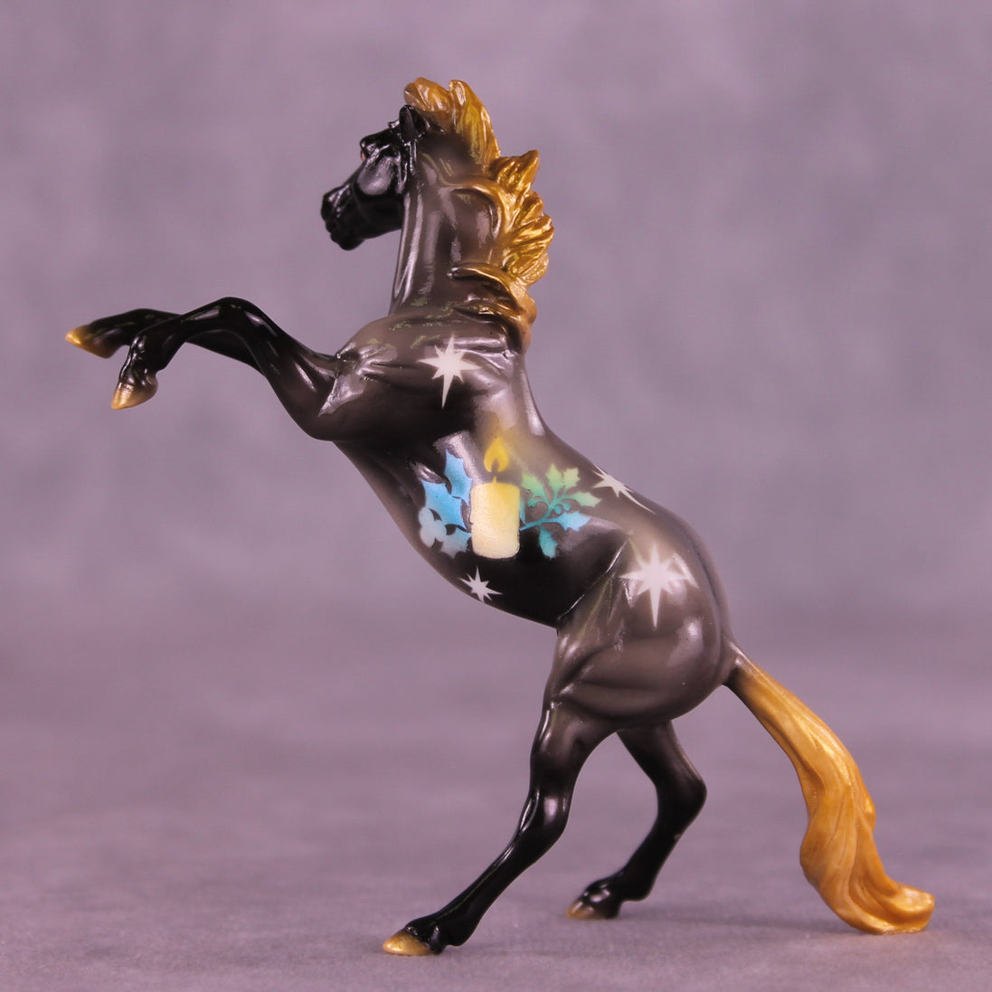 Silent Night Believe OOAK Chip Mustang by Enrique Duarte HS25