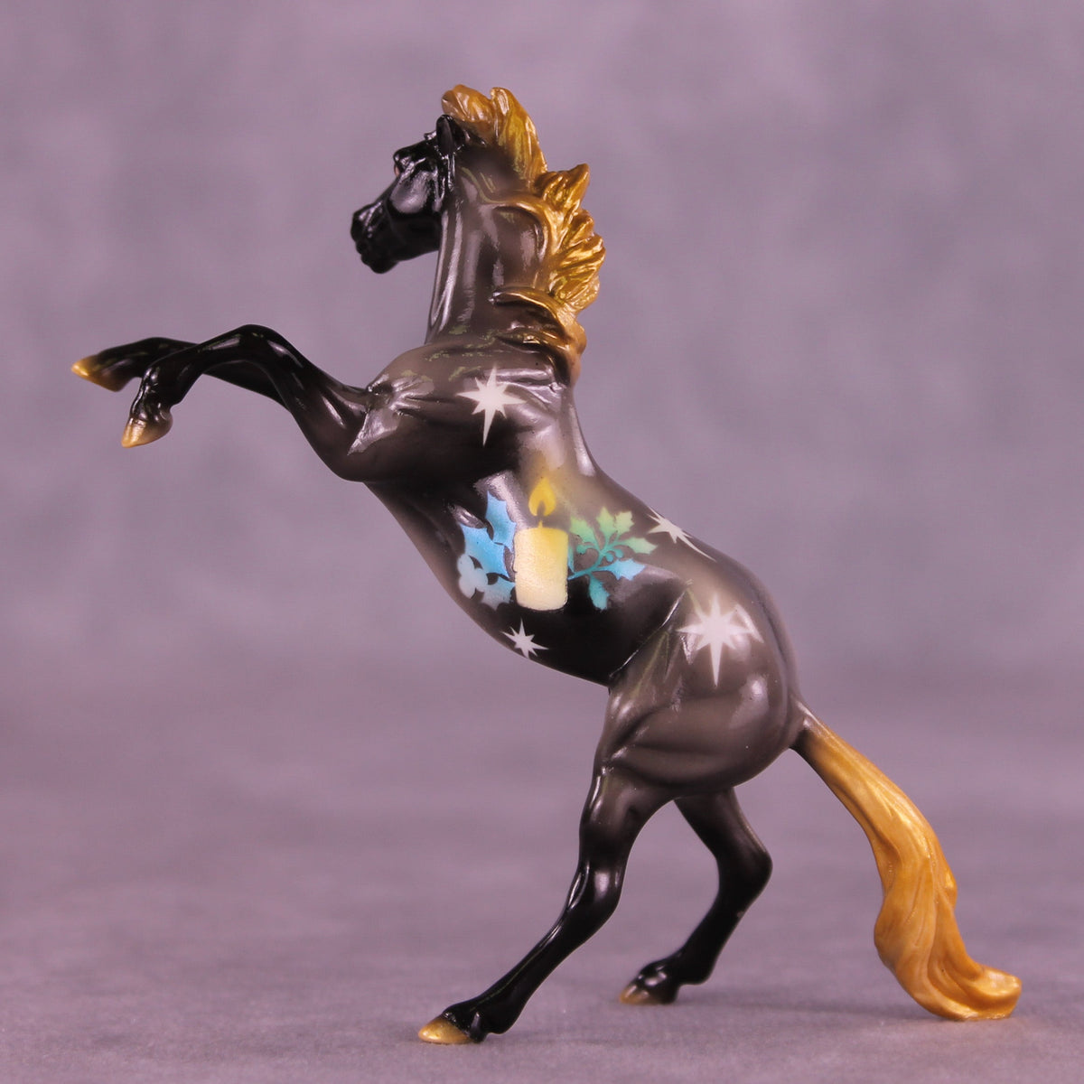 Silent Night Believe OOAK Chip Mustang by Enrique Duarte HS25
