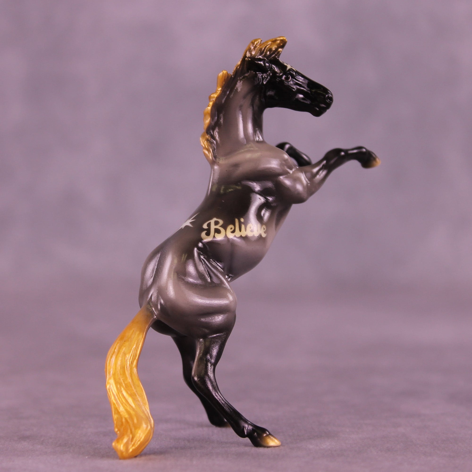 Silent Night Believe OOAK Chip Mustang by Enrique Duarte HS25