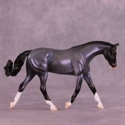 Silent Snowfall OOAK FCM Pebble Warmblood by Ellen Robbins HS25