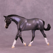 Silent Snowfall OOAK FCM Pebble Warmblood by Ellen Robbins HS25