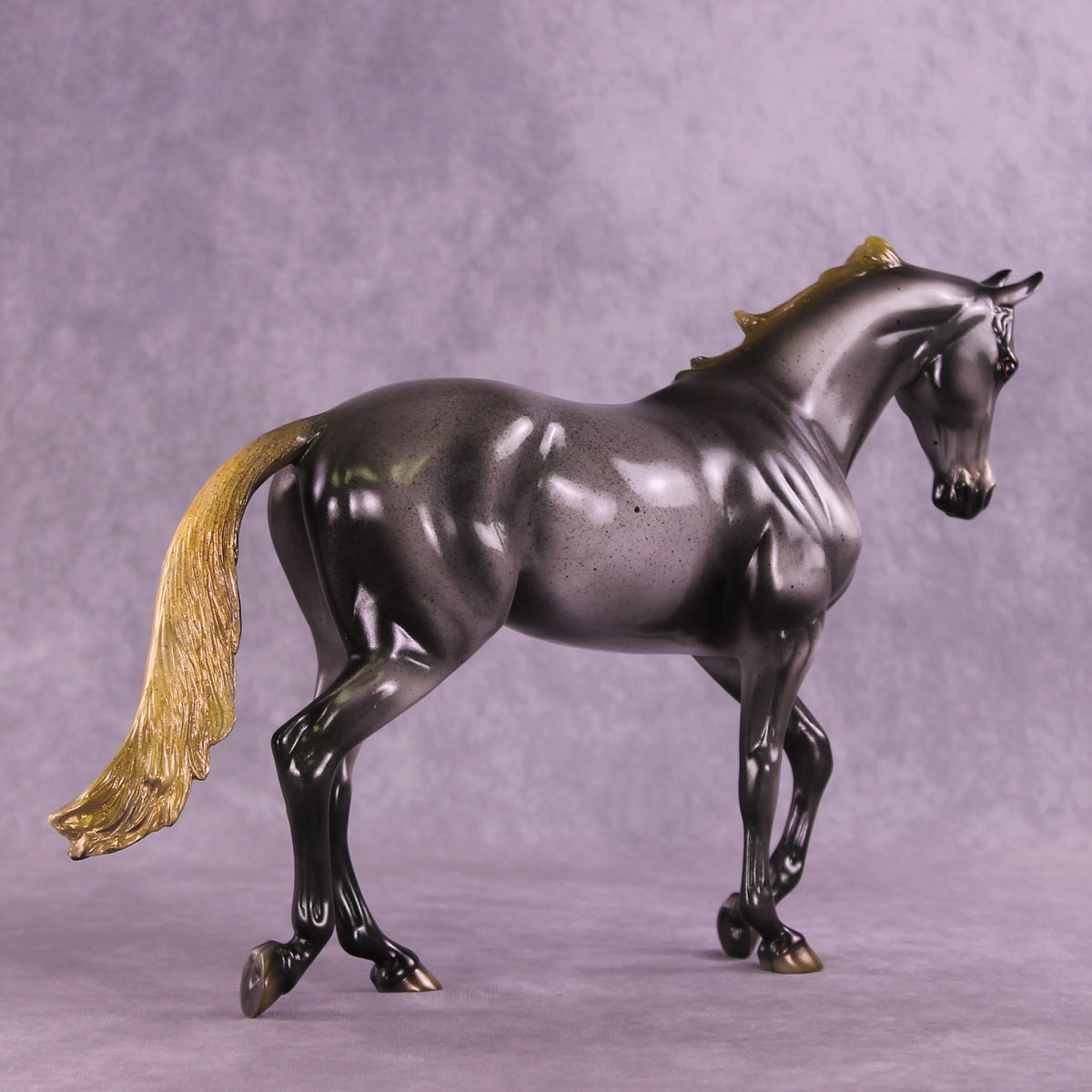 Silverwind OOAK Thoroughbred by Enrique Duarte DDOOAKs26