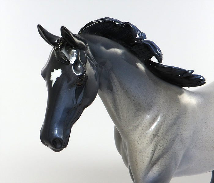 SINBAD-LE-6 BLUE ROAN PONY MODEL HORSE EQ 2016 7/28