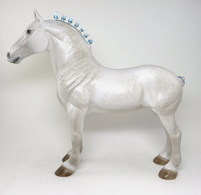 sky boy dapple grey standing drafter 