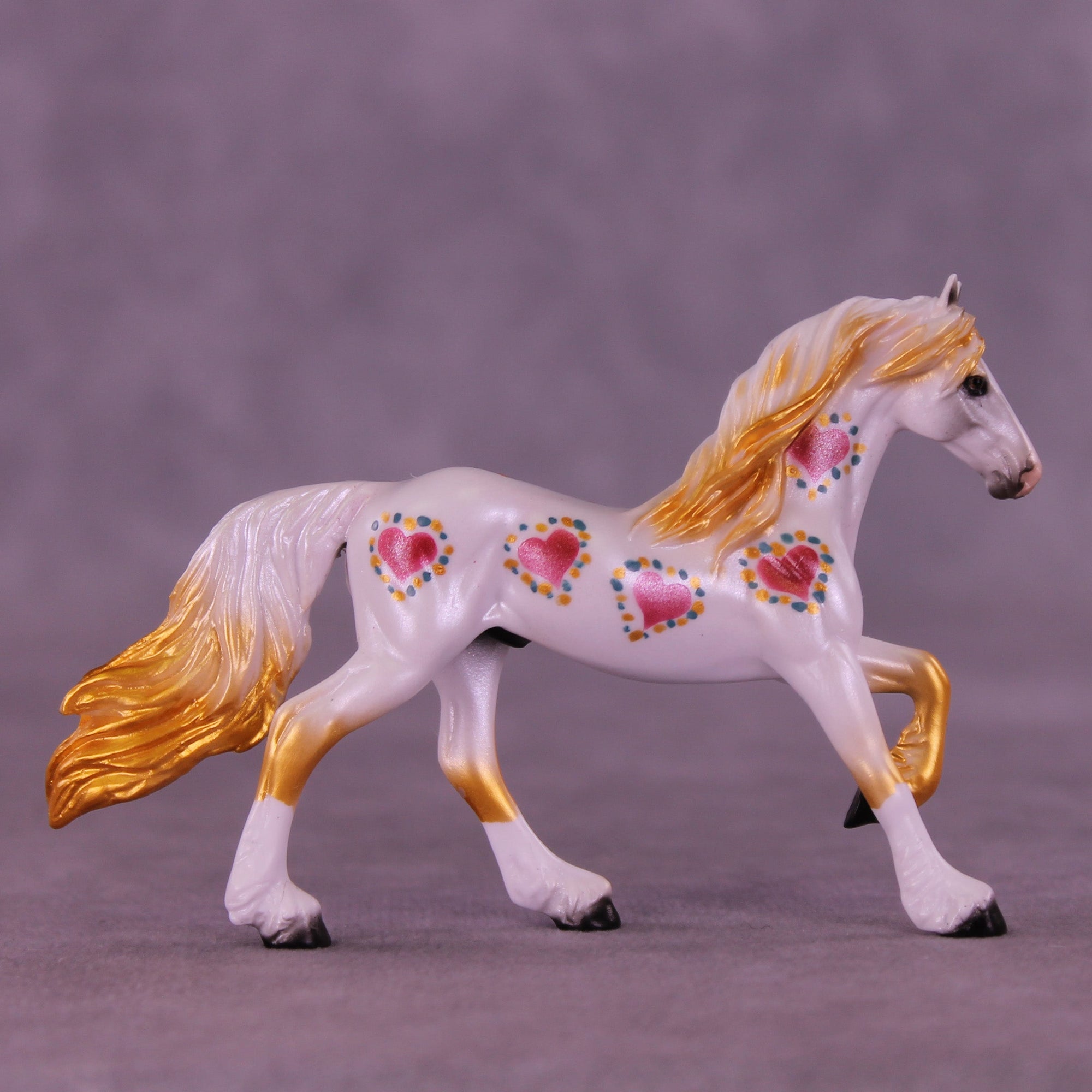 Smitten OOAK Chip Friesian by Dawn Quick VV26