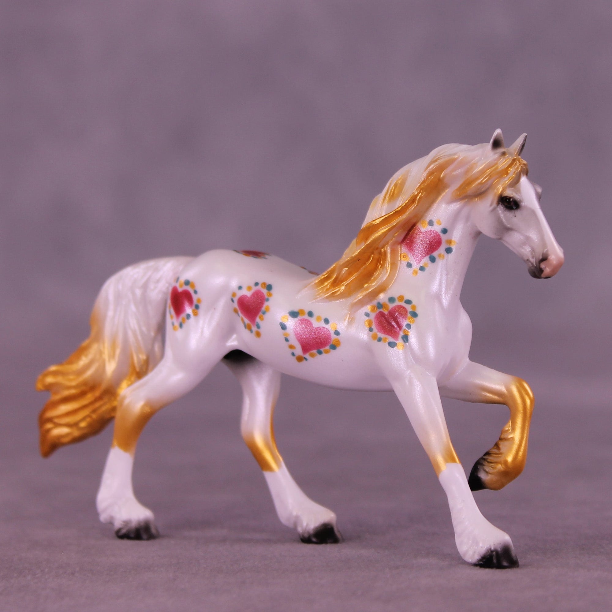 Smitten OOAK Chip Friesian by Dawn Quick VV26