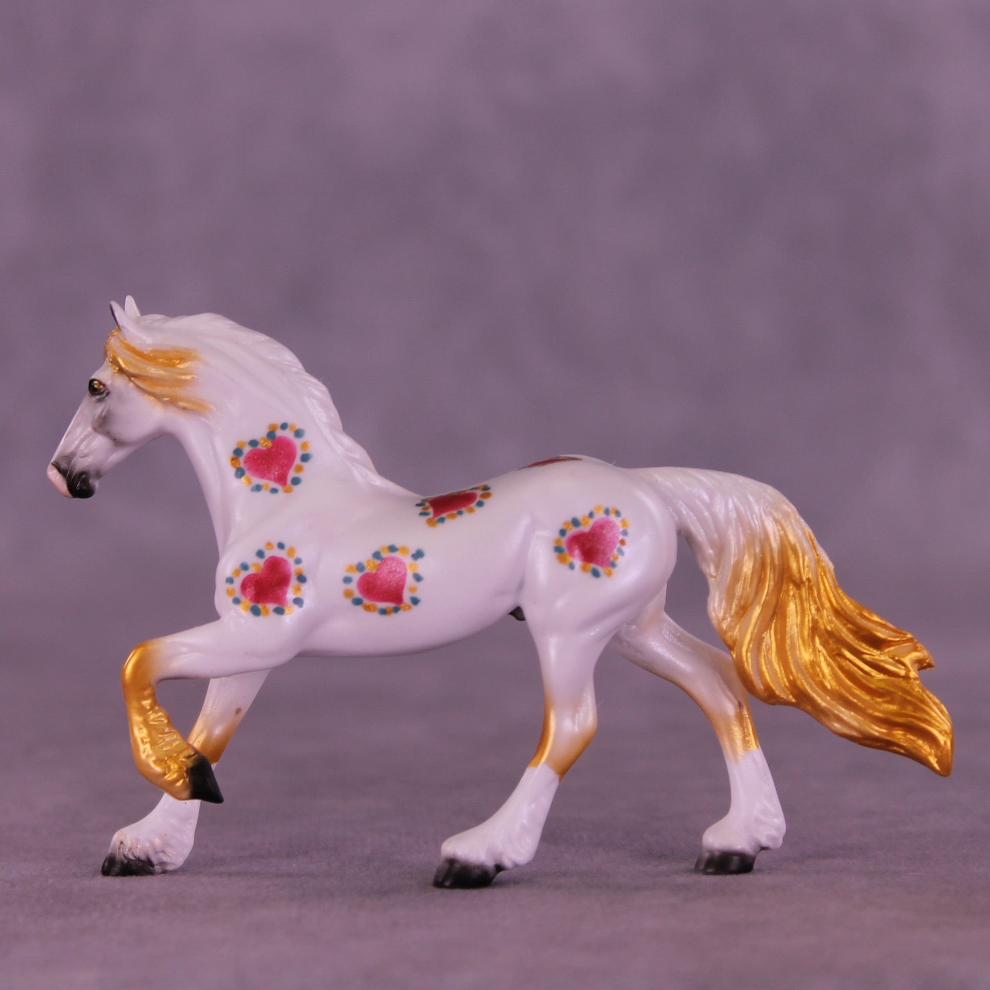 Smitten OOAK Chip Friesian by Dawn Quick VV26