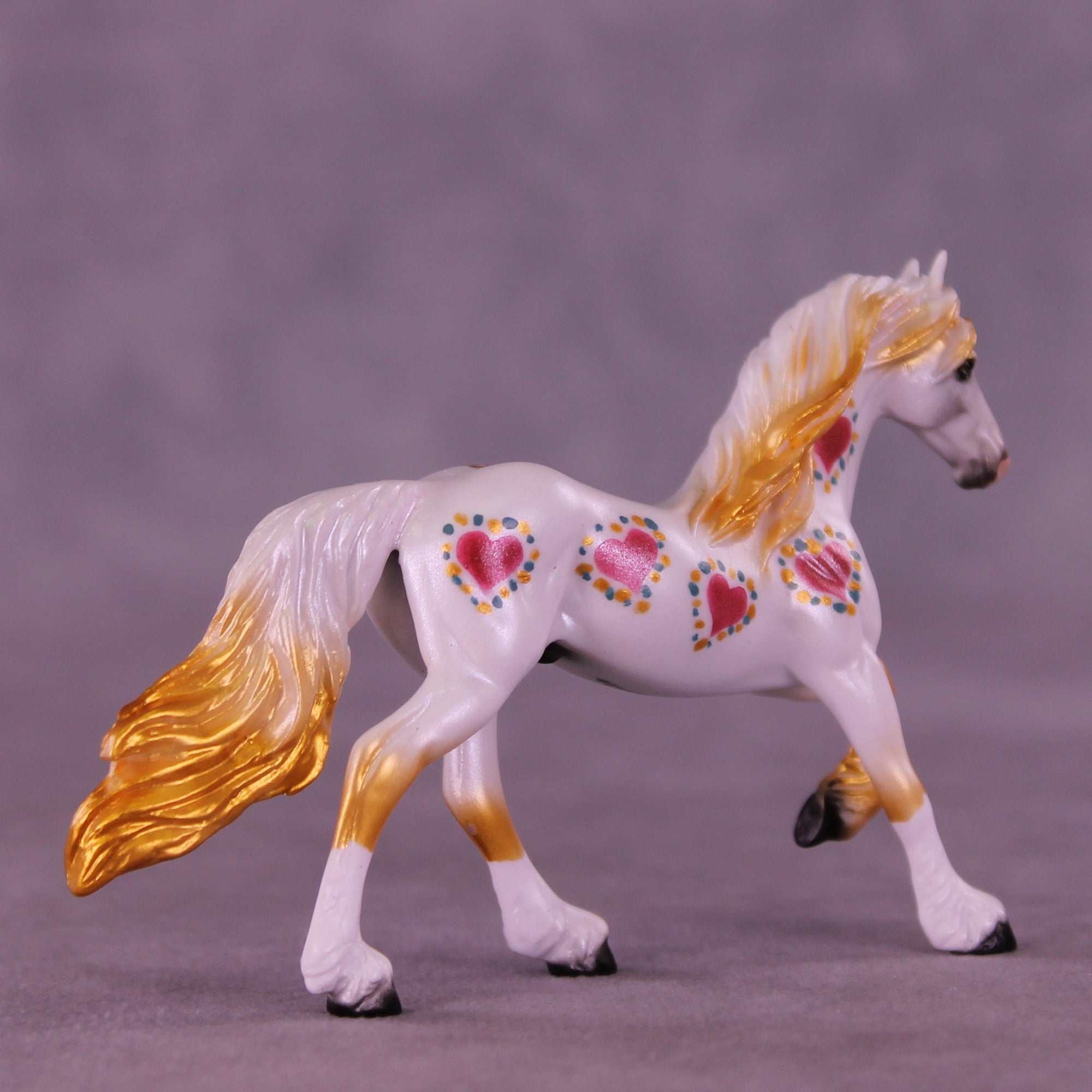 Smitten OOAK Chip Friesian by Dawn Quick VV26