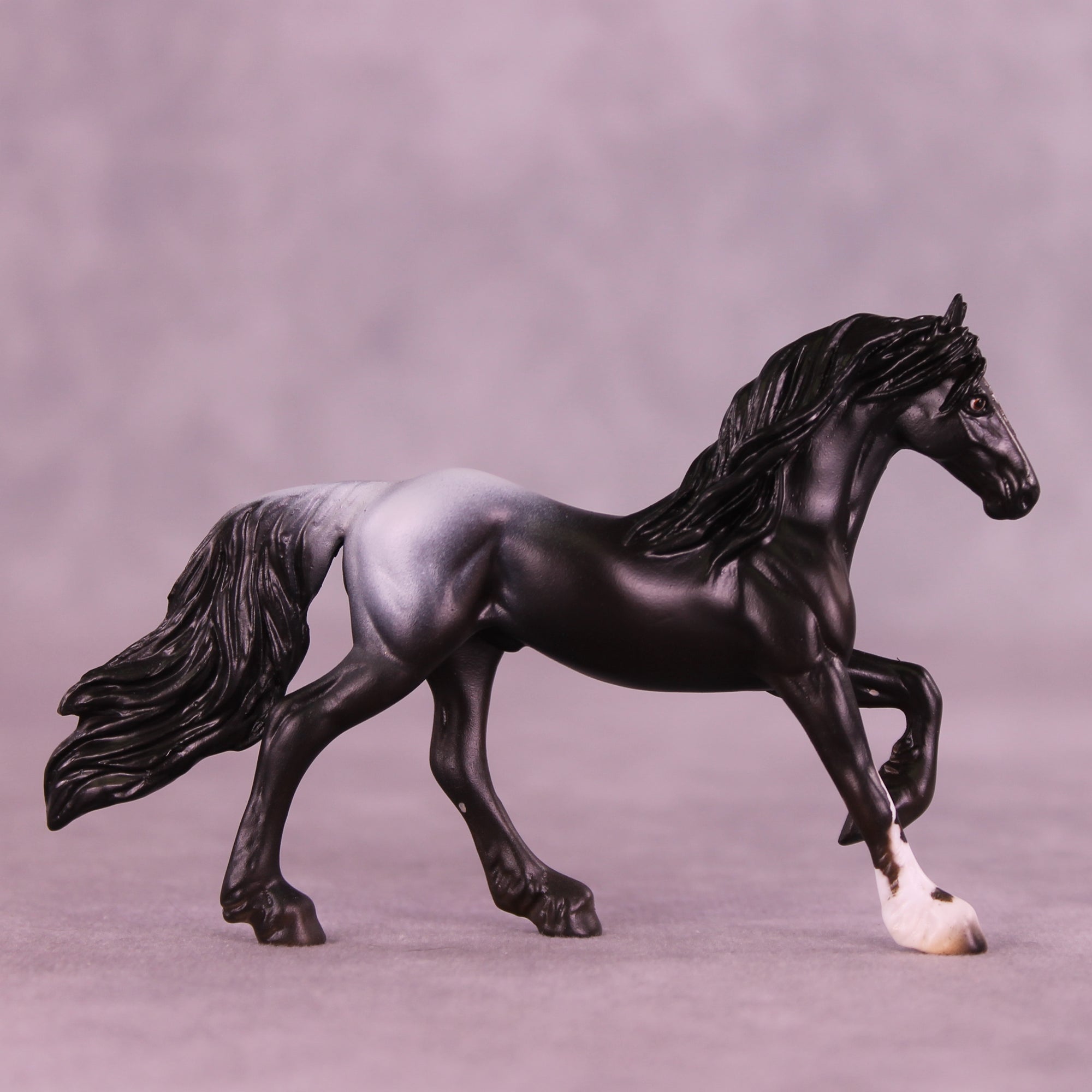 Snow Sprinkle OOAK Chip Friesian by Anna Rieck HS25