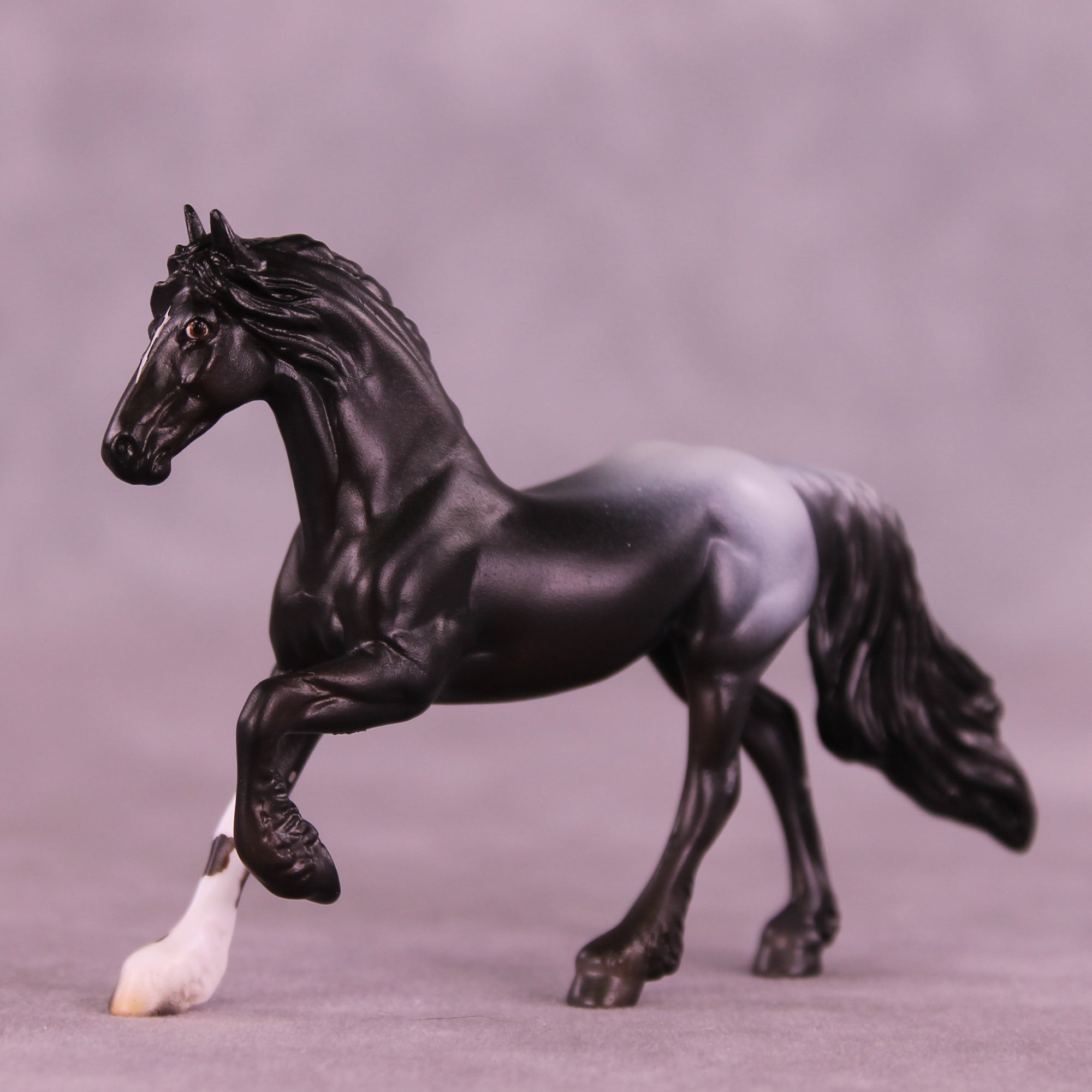 Snow Sprinkle OOAK Chip Friesian by Anna Rieck HS25