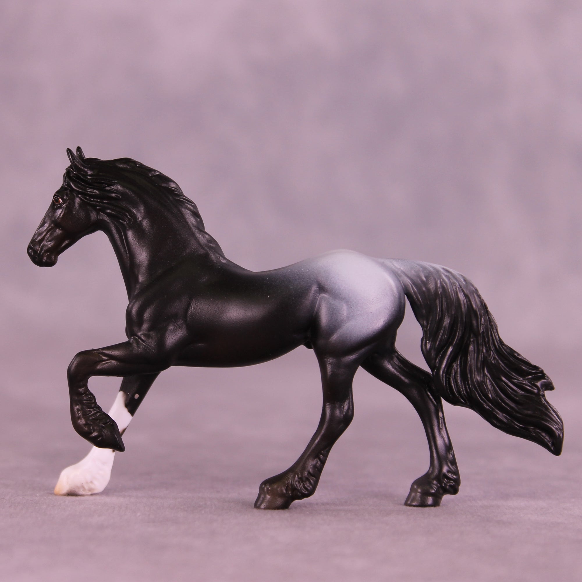 Snow Sprinkle OOAK Chip Friesian by Anna Rieck HS25
