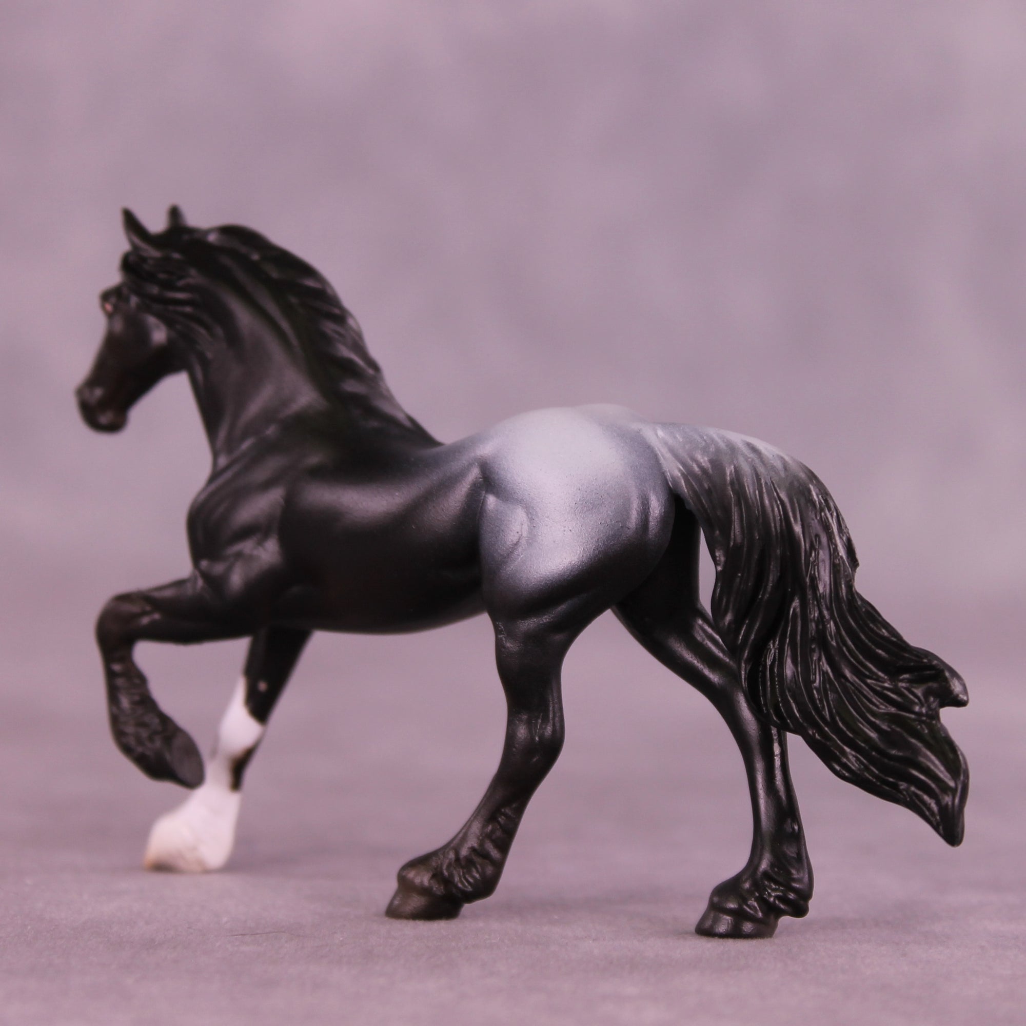 Snow Sprinkle OOAK Chip Friesian by Anna Rieck HS25