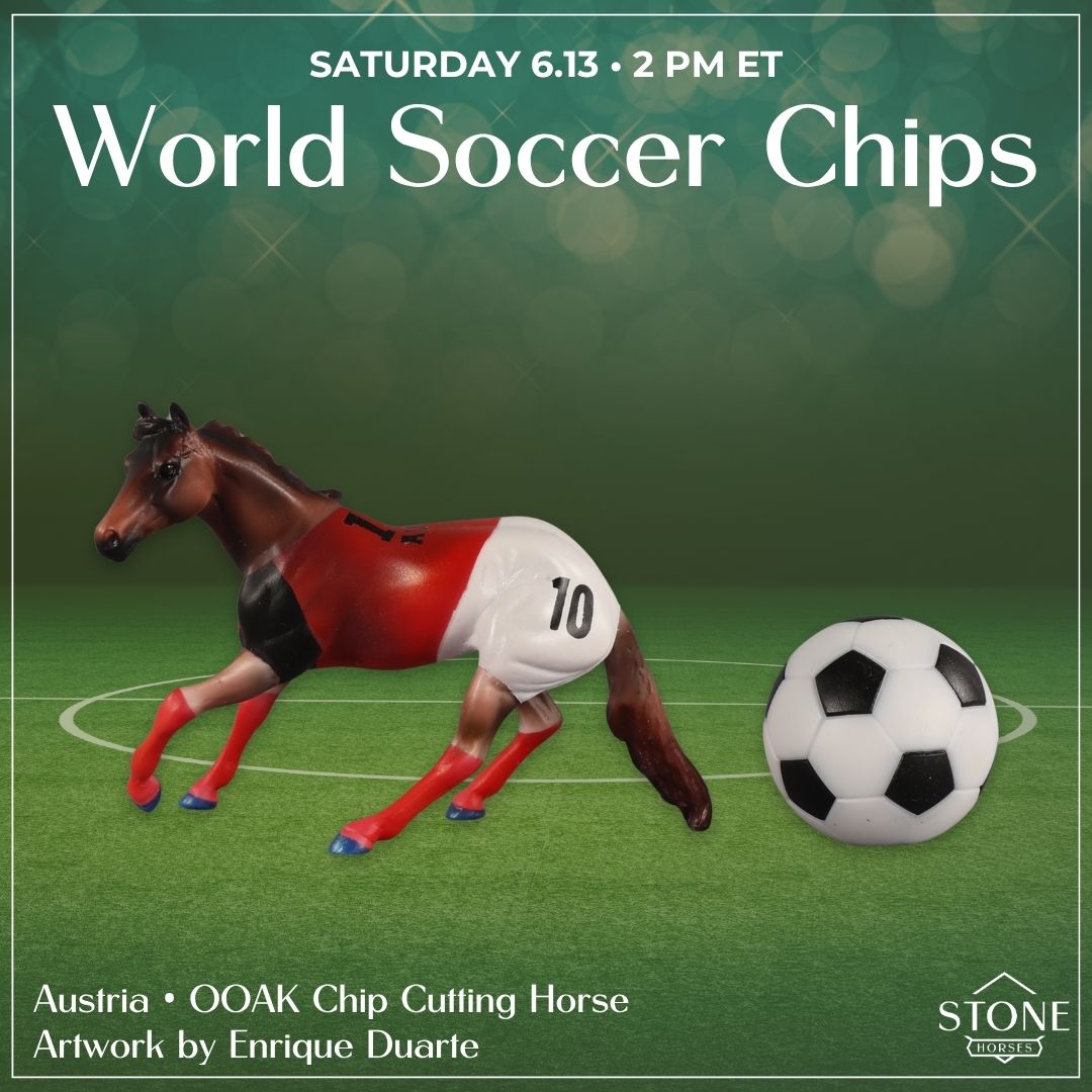 Austria OOAK Chip Cutting Horse by Enrique Duarte SCD26