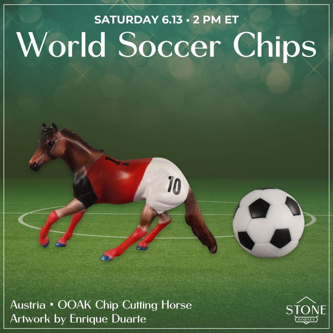 Austria OOAK Chip Cutting Horse by Enrique Duarte SCD26