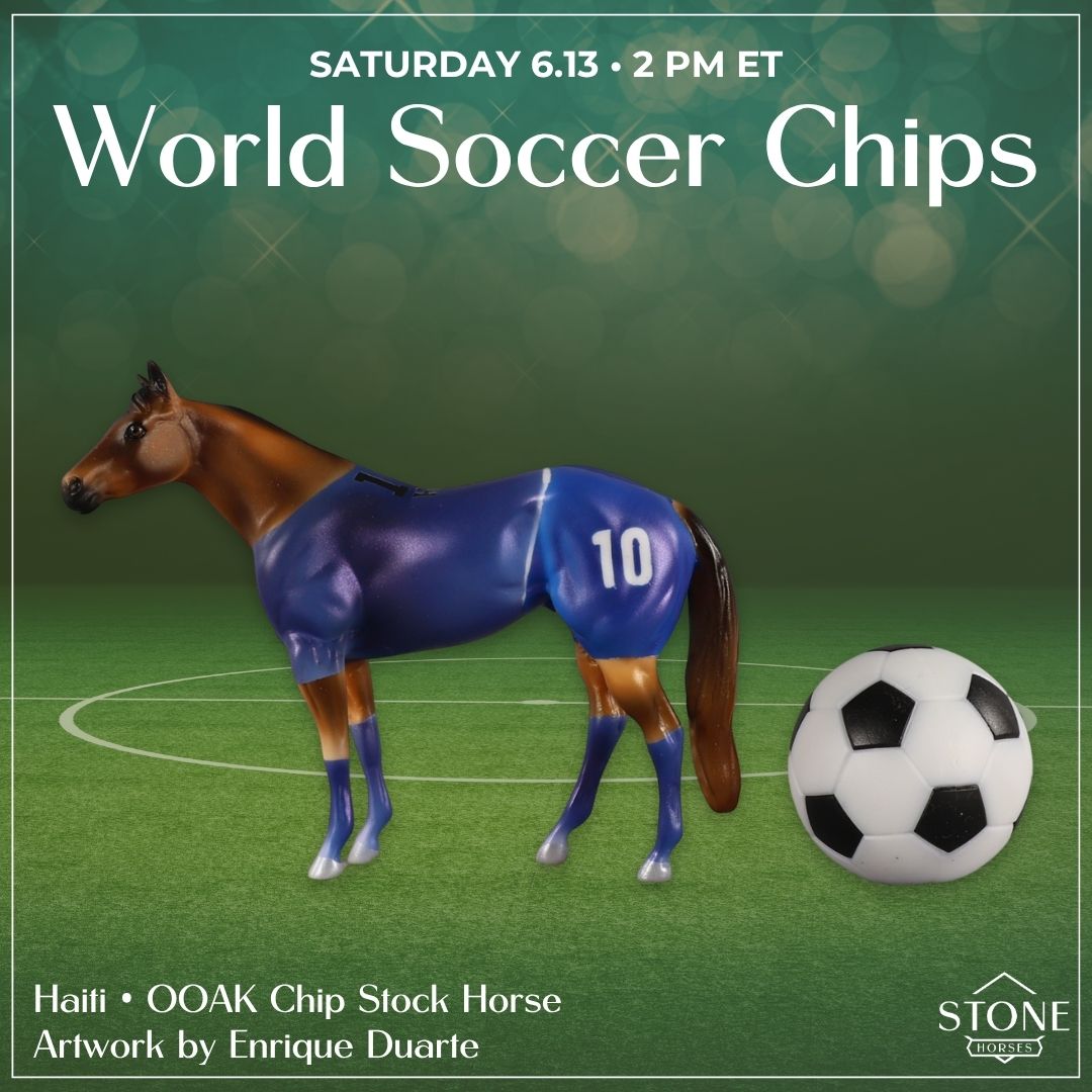 Haiti OOAK Chip Stock Horse by Enrique Duarte SCD26