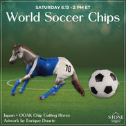 Japan OOAK Chip Cutting Horse by Enrique Duarte SCD26