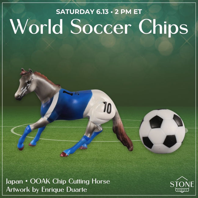Japan OOAK Chip Cutting Horse by Enrique Duarte SCD26
