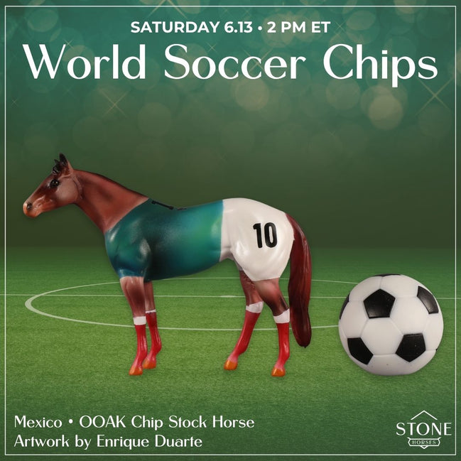 Mexico OOAK Chip Stock Horse by Enrique Duarte SCD26