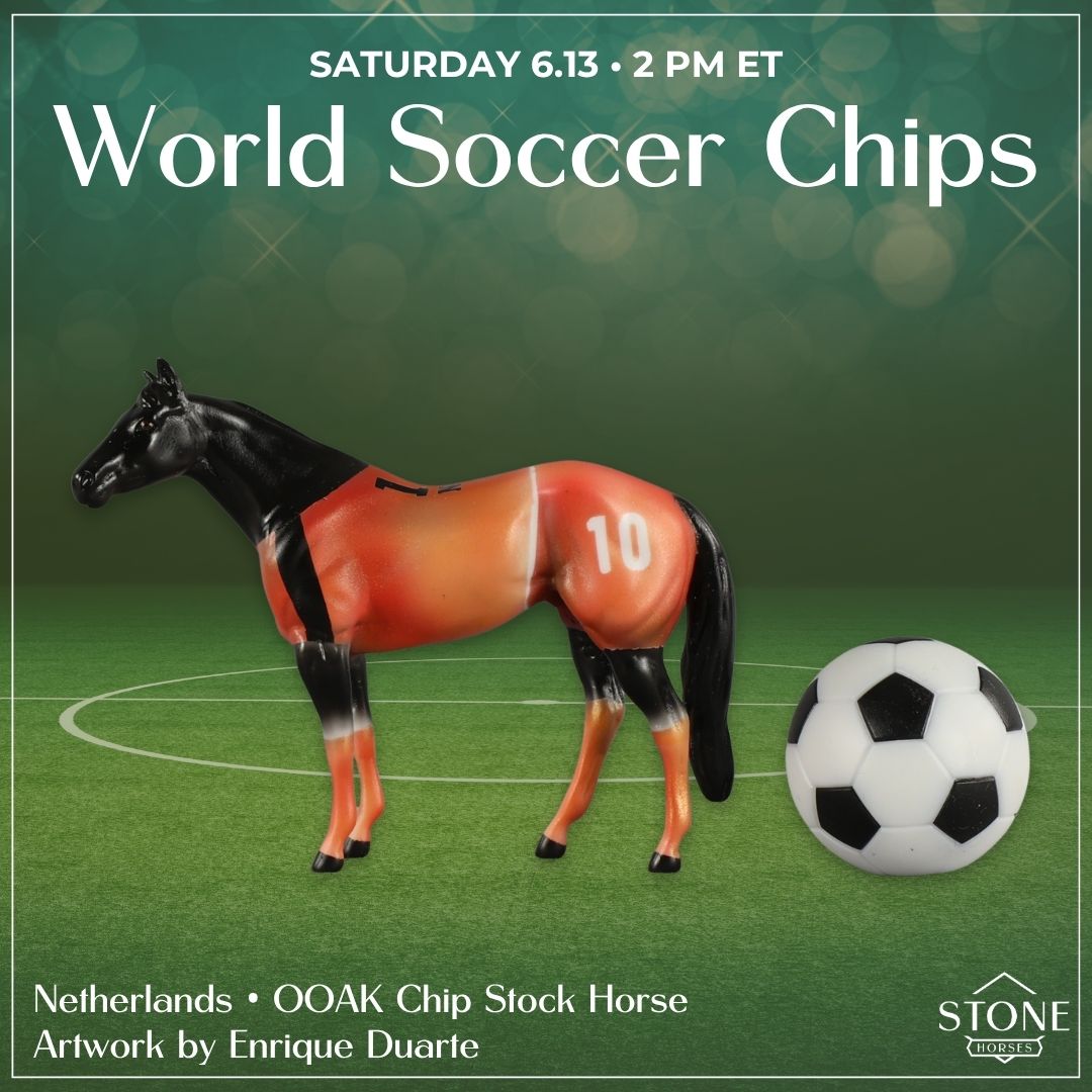 Netherlands OOAK Chip Stock Horse by Enrique Duarte SCD26