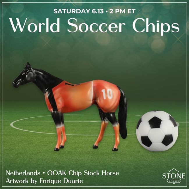 Netherlands OOAK Chip Stock Horse by Enrique Duarte SCD26