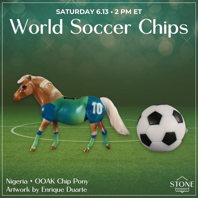 Nigeria OOAK Chip Pony by Enrique Duarte SCD26