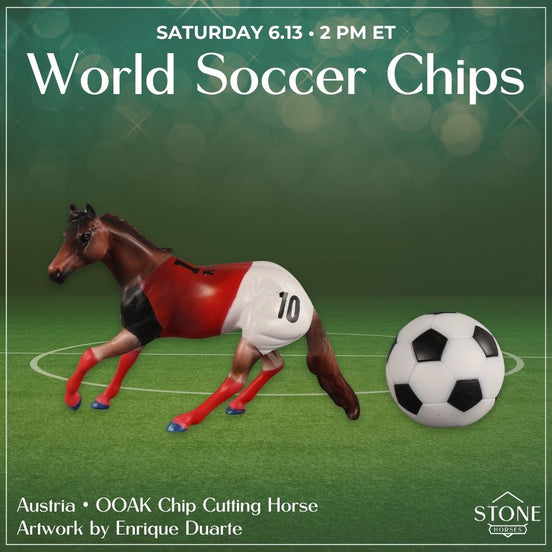 Austria OOAK Chip Cutting Horse by Enrique Duarte SCD26