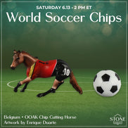 Belgium OOAK Chip Cutting Horse by Enrique Duarte SCD26
