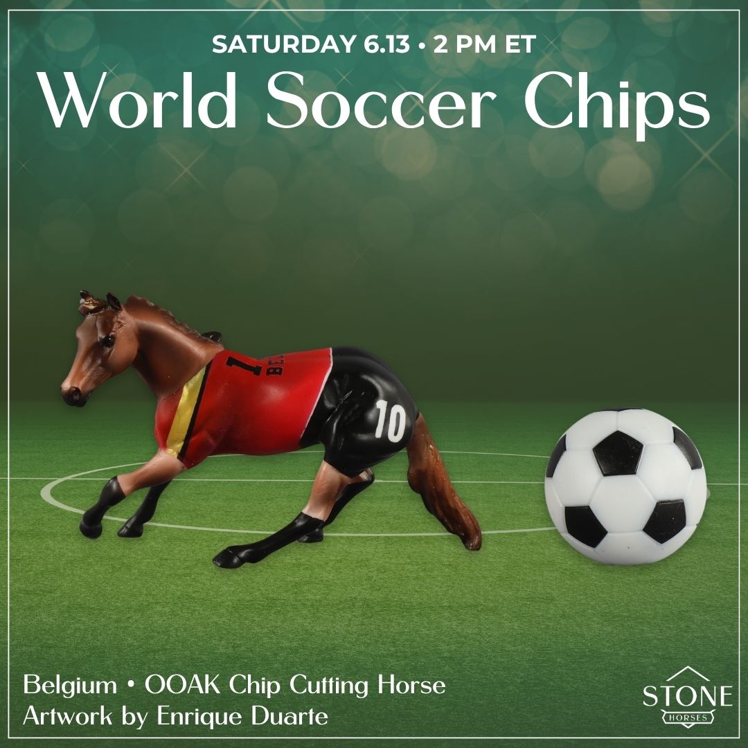 Belgium OOAK Chip Cutting Horse by Enrique Duarte SCD26