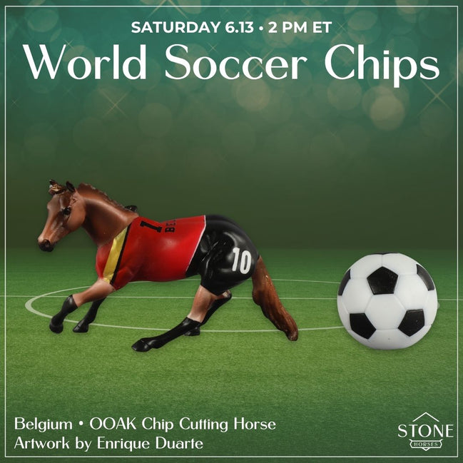 Belgium OOAK Chip Cutting Horse by Enrique Duarte SCD26