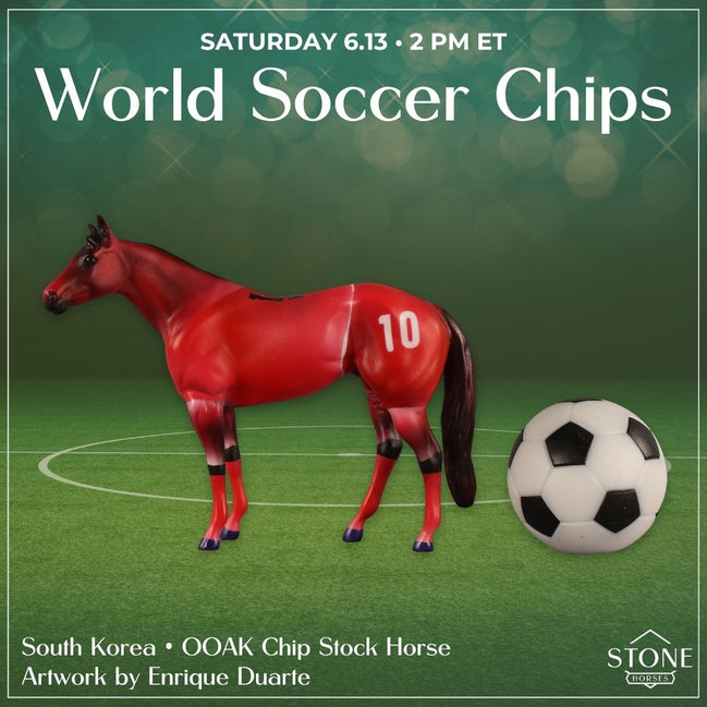 South Korea OOAK Chip Stock Horse by Enrique Duarte SCD26