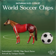 Switzerland OOAK Chip Stock Horse by Enrique Duarte SCD26