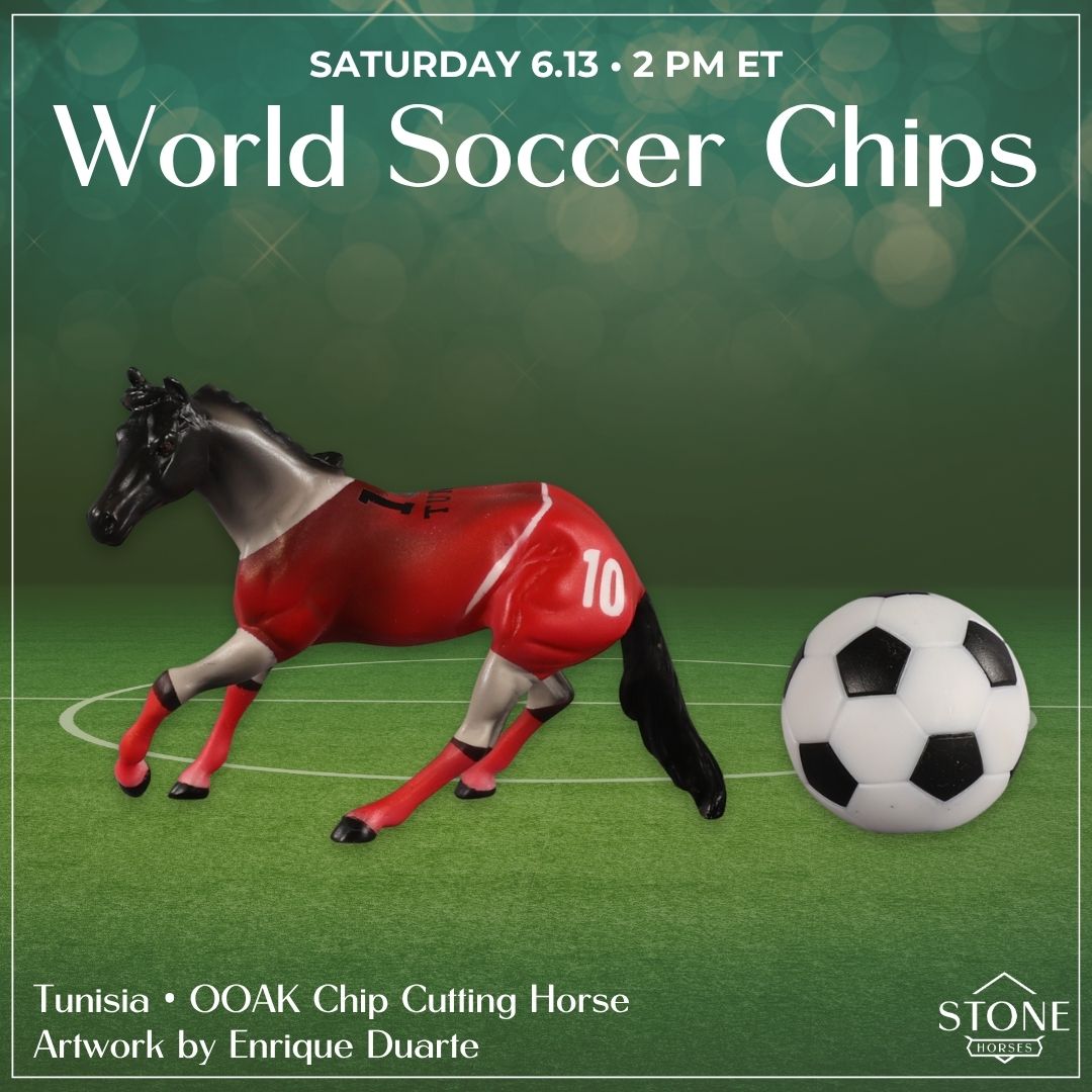 Tunisia OOAK Chip Cutting Horse by Enrique Duarte SCD26
