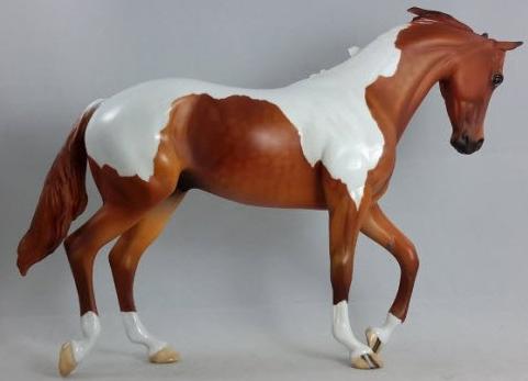 SOCK HOP - OOAK Chestnut Paint Thoroughbred