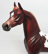 SALUTER-OOAK CUSTOM LIVER CHESTNUT APPALOOSA ARABIAN MODEL HORSE WHS 2017