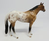 SPAM~OOAK BAY APPALOOSA CHIP MODEL HORSE BY SHERYL LEISURE EQ 2017