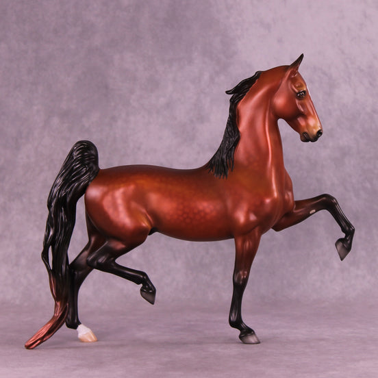 Sparkle McSnow OOAK Saddlebred by Jess Hamill HS25