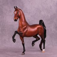 Sparkle McSnow OOAK Saddlebred by Jess Hamill HS25