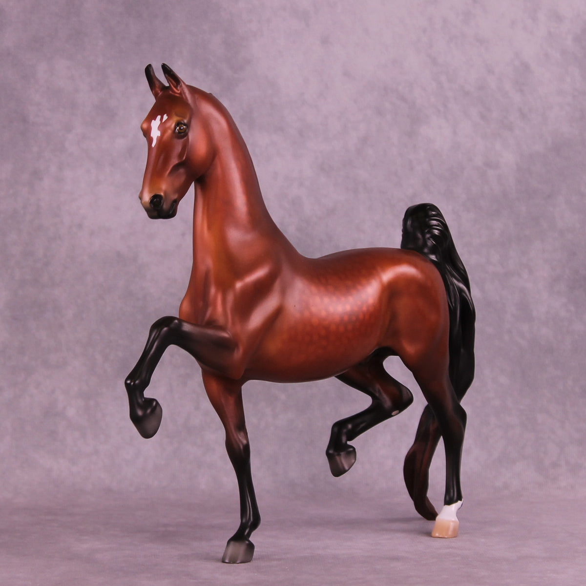 Sparkle McSnow OOAK Saddlebred by Jess Hamill HS25