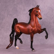 Sparkle McSnow OOAK Saddlebred by Jess Hamill HS25