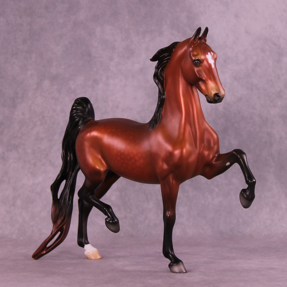 Sparkle McSnow OOAK Saddlebred by Jess Hamill HS25